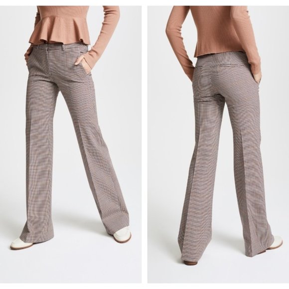 theory checkered pants